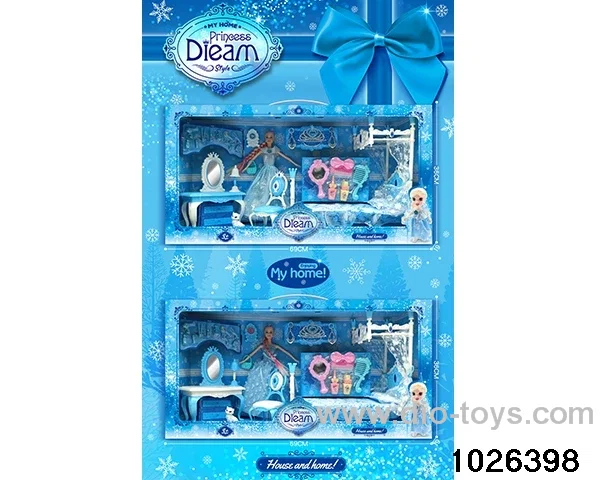 Doll dresser set in window box