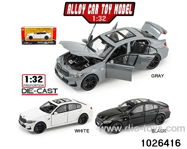 1:32 Alloy Pull Back Car in window  box