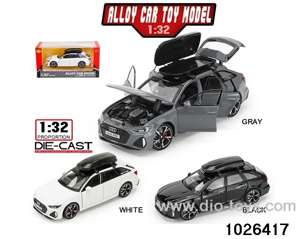 1:32 Alloy Pull Back Car in window  box