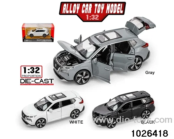1:32 Alloy Pull Back Car in window  box