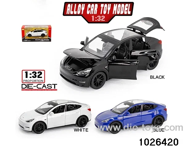 1:32 Alloy Pull Back Car in window  box