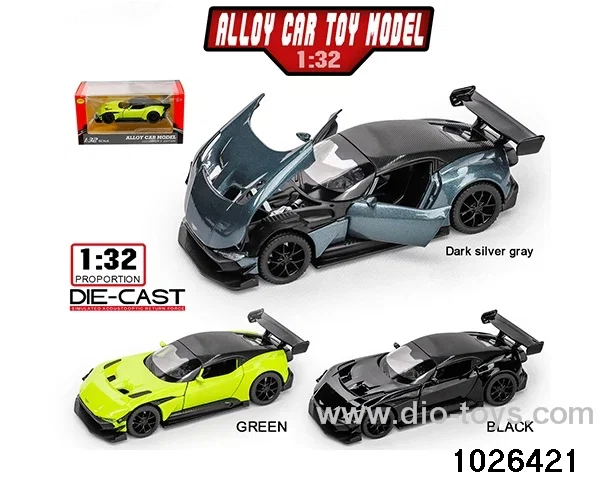 1:32 Alloy Pull Back Car in window  box