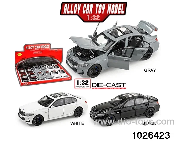 1:32 Alloy Pull Back Car in display box