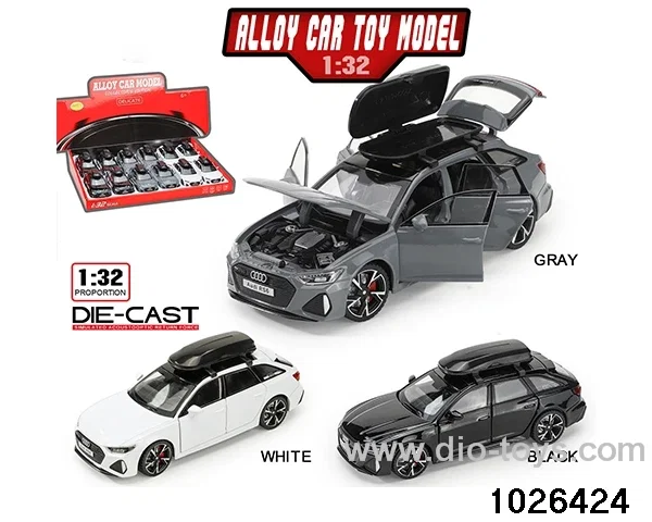 1:32 Alloy Pull Back Car in display box