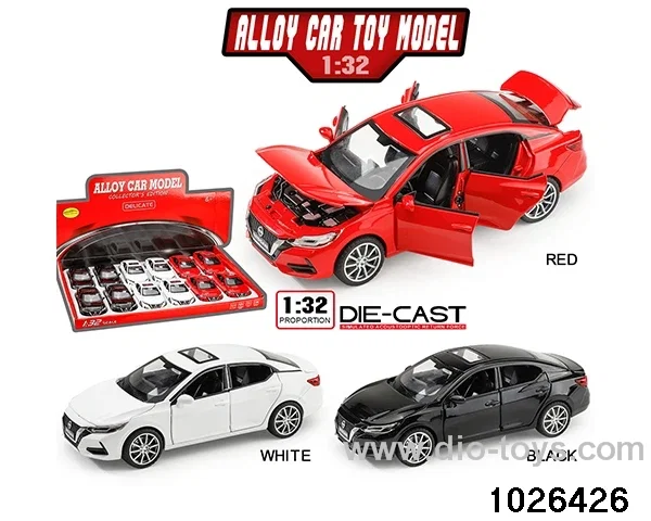 1:32 Alloy Pull Back Car in display box