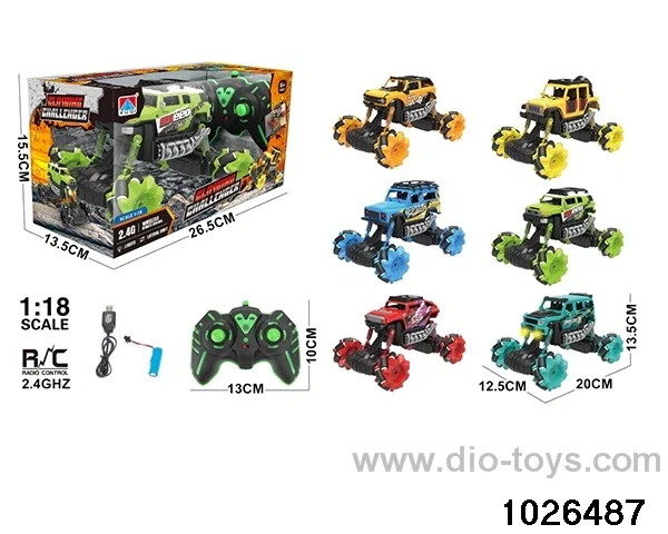 1:18 2.4G 7ch RC car in window box
