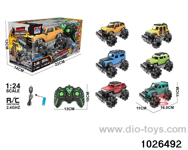 1:24 2.4G 7ch RC car in window box