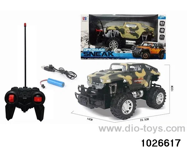 4ch RC car in window box