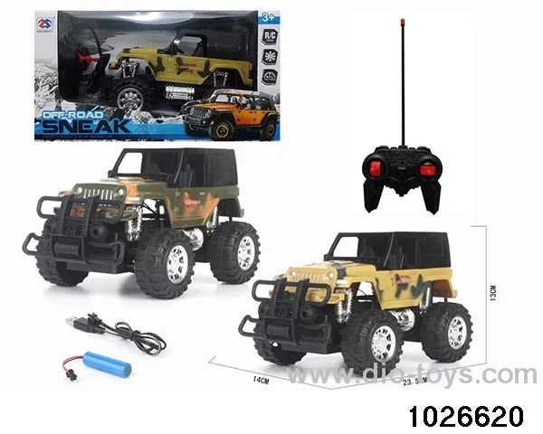 4ch RC car in window box
