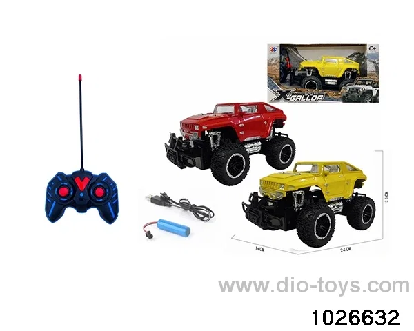 4ch RC car in window box