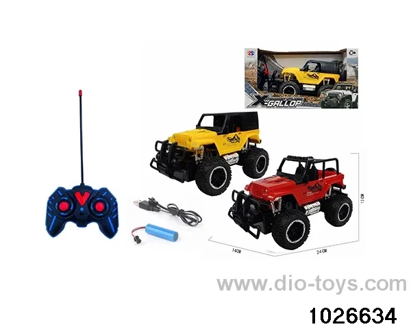 4ch RC car in window box