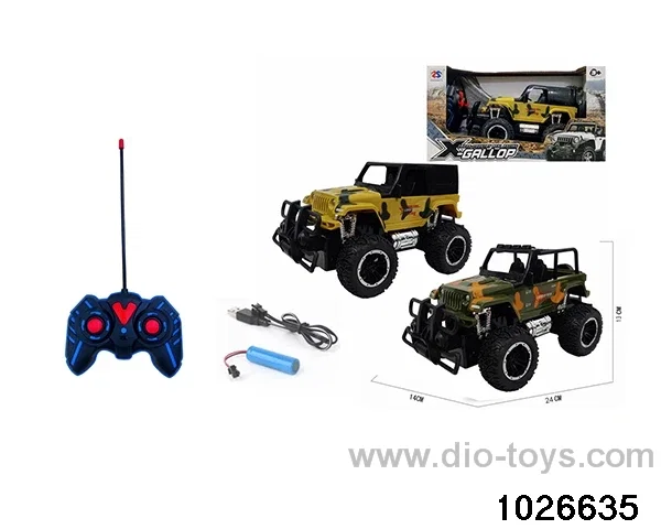 4ch RC car in window box