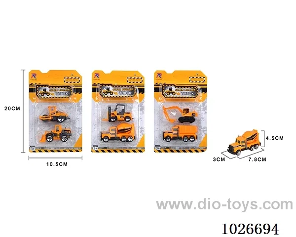 2psc free wheel car 6sets mixed loading in high frequency