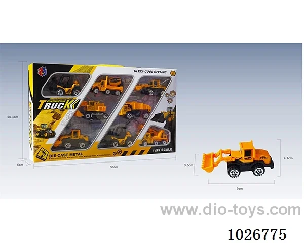 8pcs 1:55 free wheel alloy car  8sets&8color mixed loaidng in window box