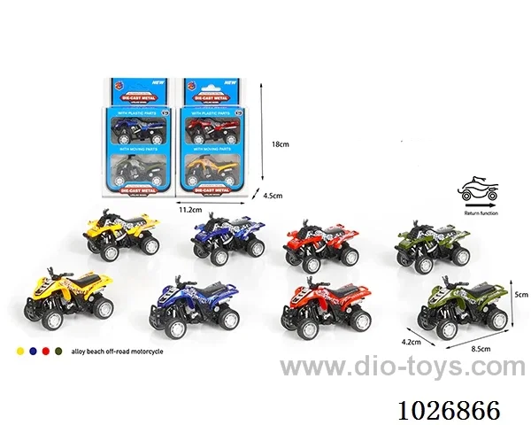 1:55 2pcs pull back alloy car 2sets&4color mixed loading in window box