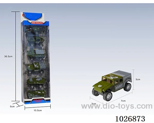 1:55 pull back alloy car 6sets &6color mixed loading in window box