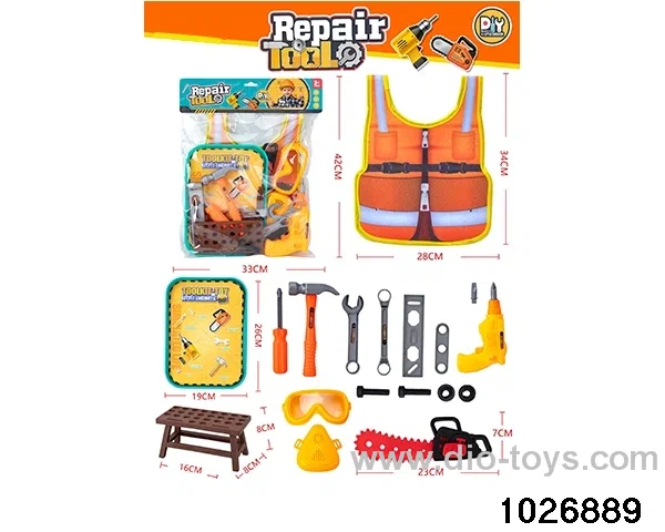 Tool sets in PP bag with header