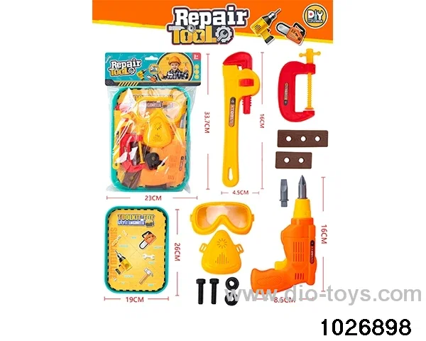 Tool sets in PP bag with header