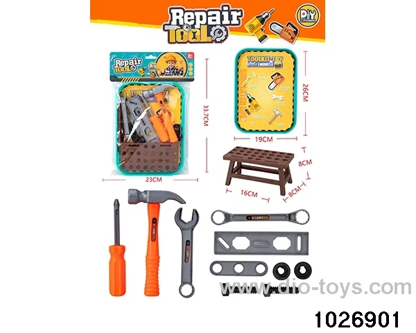 Tool sets in PP bag with header