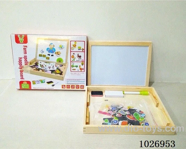 Magnetic puzzle in color box