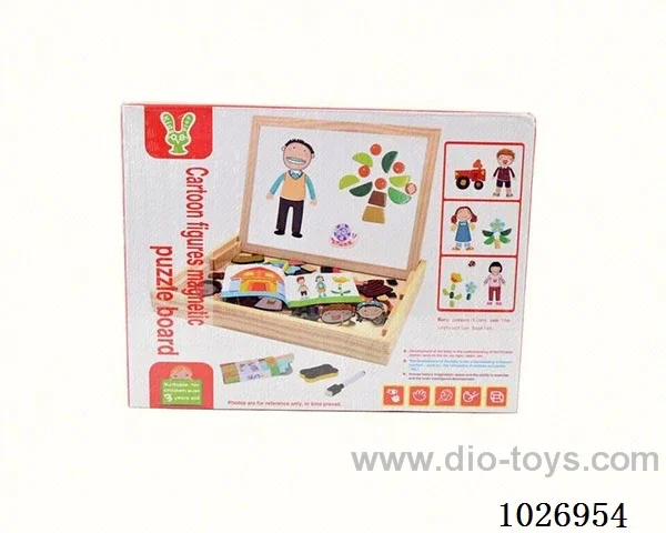 wooden toys in color box