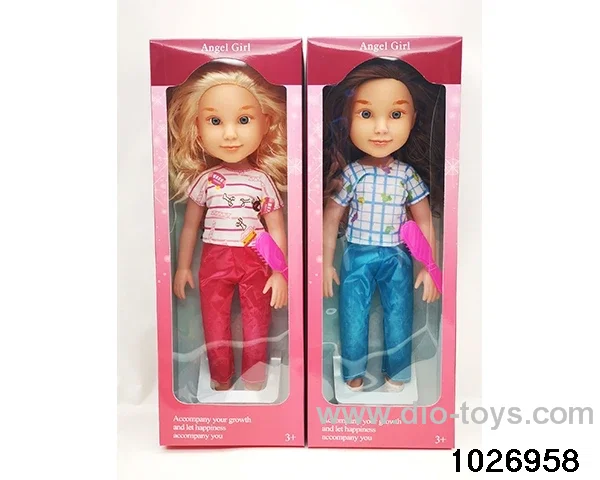 18 inch doll set in window box
