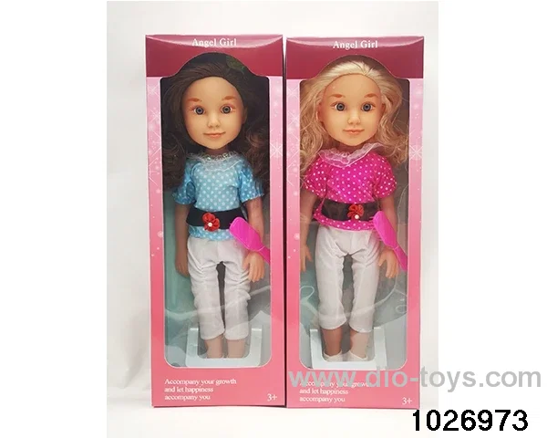 18 inch doll set in window box