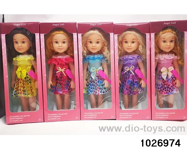 18 inch doll set in window box