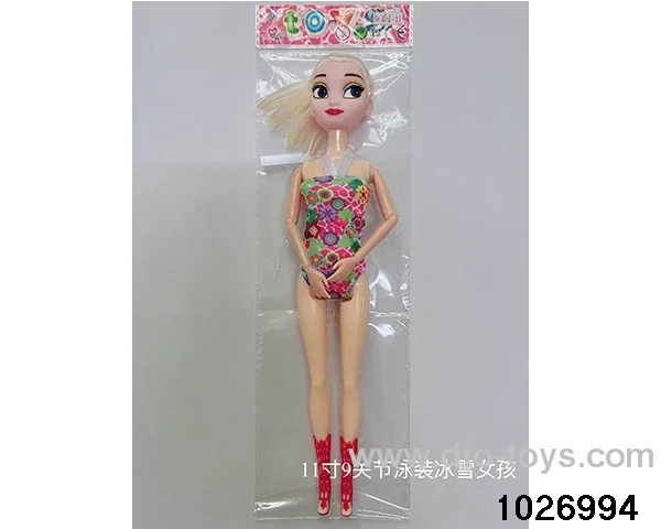 11 inch 9 joints Barbie in opp bag