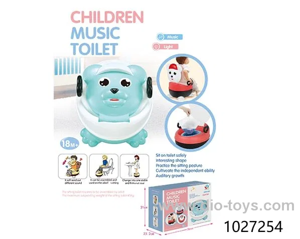Children's toilets with light/music