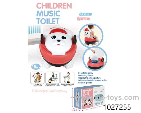 Children's toilets with light/music