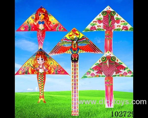 kite with line in opp bag