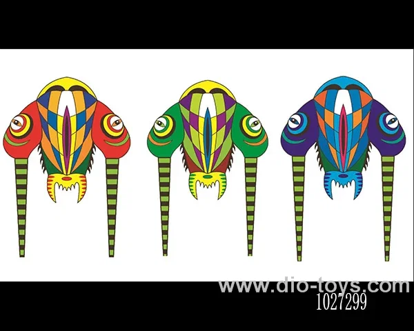 kite with line in opp bag