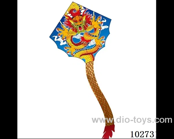 kite with line in opp bag