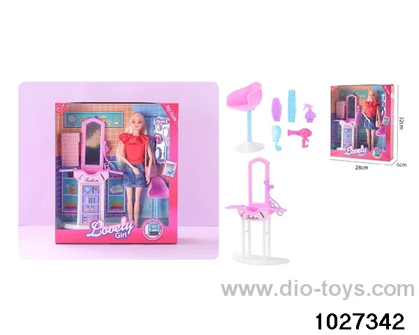 11.5 inch Barbie set in window box