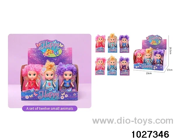 4.5 inch doll in 12pcs display box
