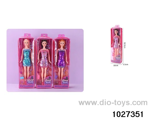 11.5 inch Barbie set in Hand bag