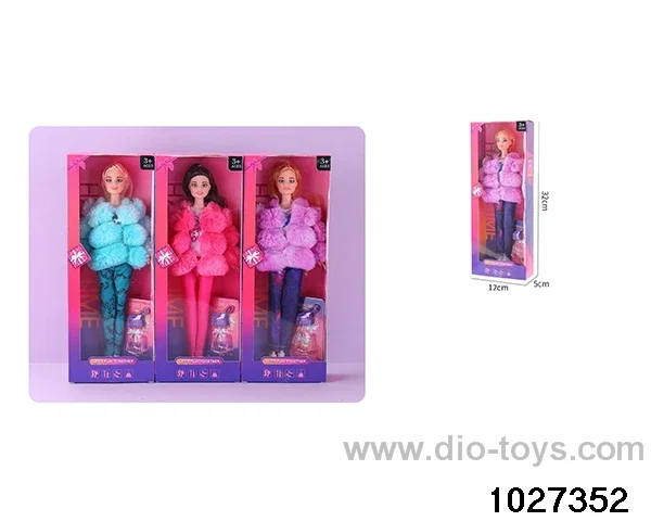 11.5 inch Barbie set in window box