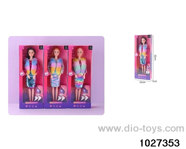 11.5 inch Barbie set in window box