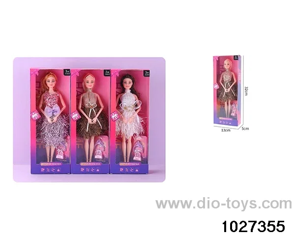 11.5 inch Barbie set in window box
