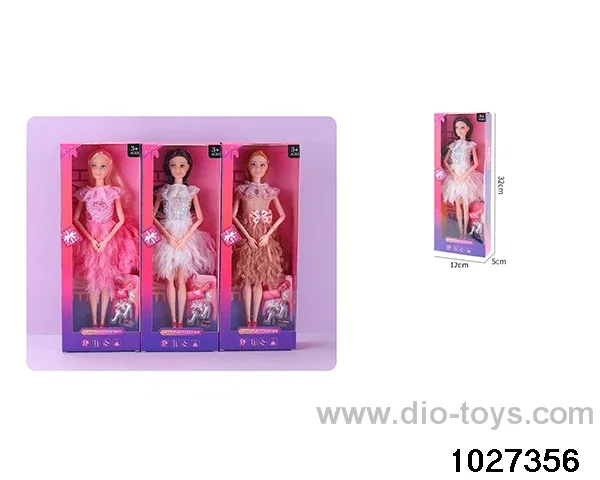 11.5 inch Barbie set in window box