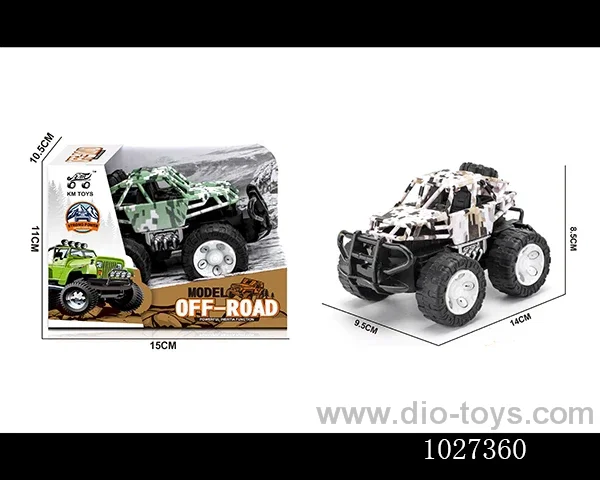 Inertia car 2color mixed loading in display box