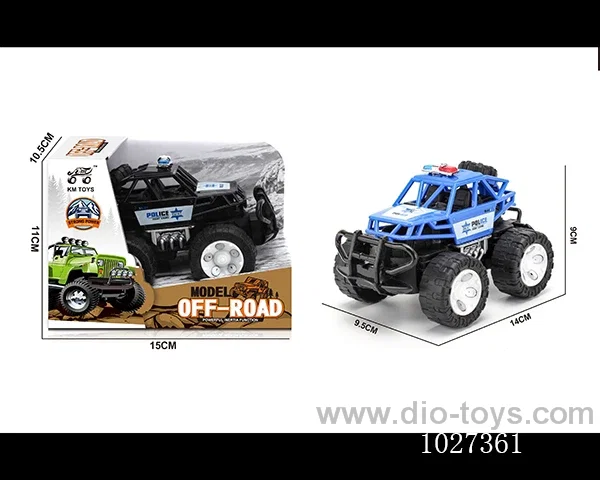 Inertia car 2color mixed loading in display box