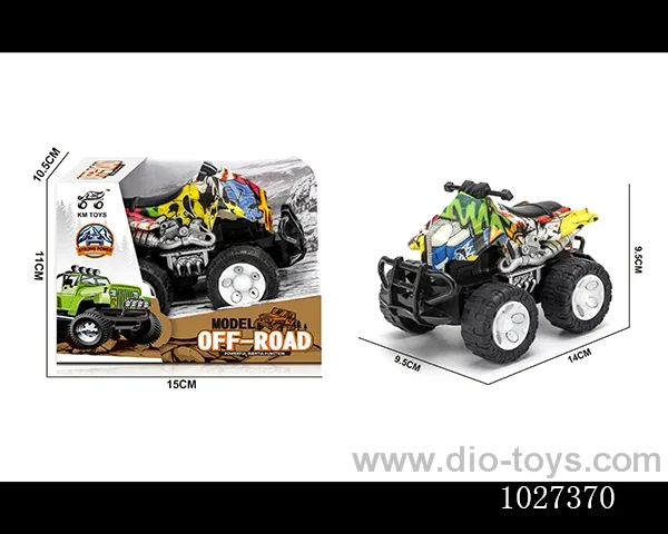1:43 Inertia car 2color mixed loading （Random color ）in display box