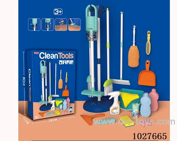 Household cleaning tool set  in  color box