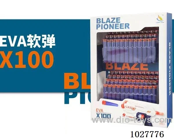 100 SOFT BULLETS OF 6.5CM in Window box