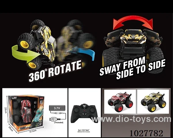 1:20 RC stunt  car with light& musicin Display box