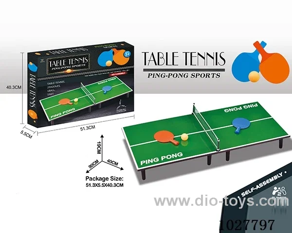 Wooden table tennis bed in Color box