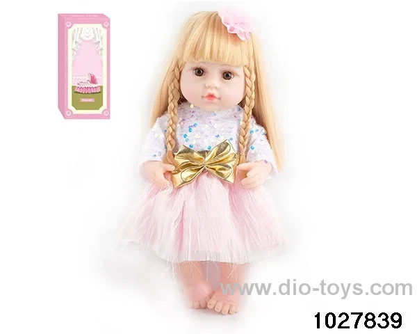 38CM doll set in color box