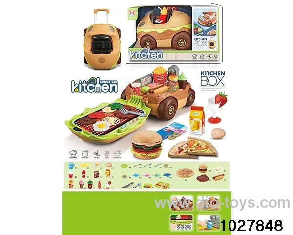 Multifunctional burger truck in window box